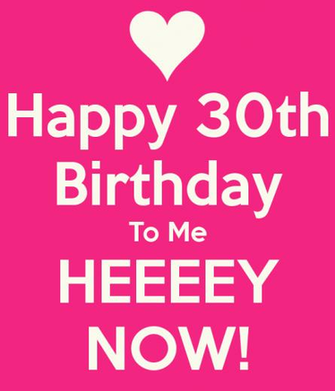Happy 30th BirtHDay To Me Heeeey Now Keep Calm And Carry On Image