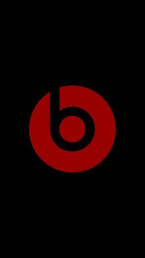 Ios7 Beats Logo Parallax HD iPhone iPad Wallpaper