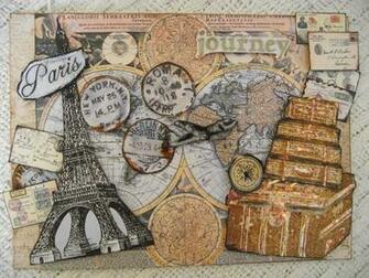 Vintage Travel Background HD Wallpaper
