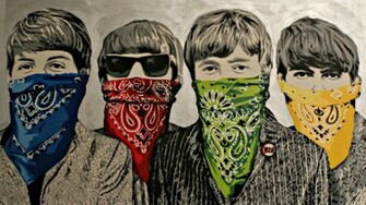 Can The Beatles Drawing Wallpaper Desktop In Your Computer