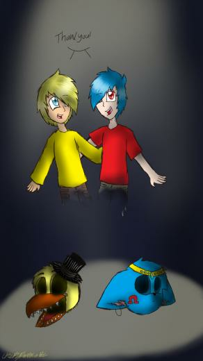 Thank You Fnaf Good Ending Pic By Creepypastawolfie