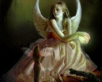 Wallpaper In A Country Of Angels And Fairies