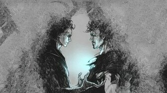 Loki And Tony Stark Artwork Wallpaper