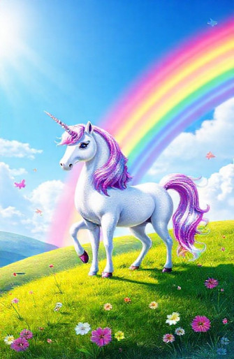 Unicorn Rainbow Wallpaper