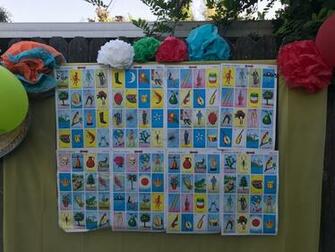 Loteria Photo Booth Backdrop Mexican Themed Weddings