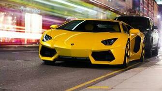 Yellow Lamborghini Murcielago Wallpaper Image