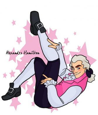 Pinup Alexander Hamilton By Publius Er