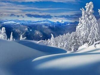 Description Snowy Landscape Wallpaper Desktop