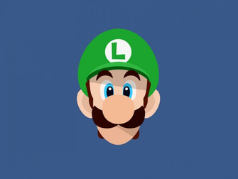 Dribbble Flat Luigi Wallpaper By Pietro Schirano