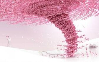 Pink Bunny Tornado Wallpaper