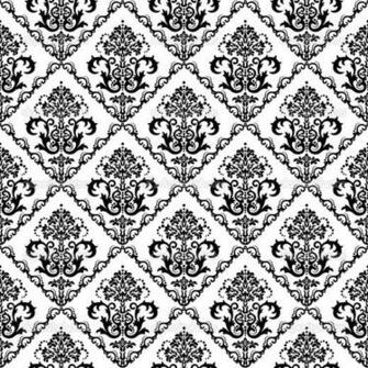 Black And White Damask Wallpaper Border Jpg