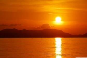 Romantic Sunset 4k HD Desktop Wallpaper For Ultra Tv