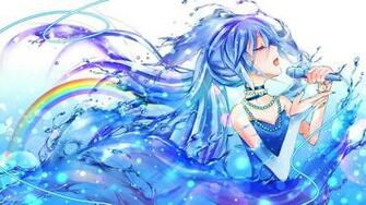 Water Vocaloid Wallpaper Hatsune Miku