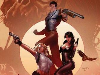 Girl And The Army Of Darkness Computer Wallpaper Desktop Background