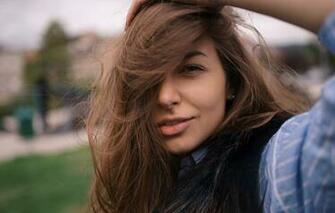 Wallpaper Portrait Hairstyle Brown Hair Bokeh Amina Order