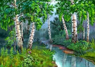 Birch Forest Wallpaper