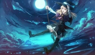Blondes Witch Wallpaper Wallpoper