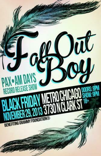Fall Out Boy Wallpaper iPhone Concert Poster