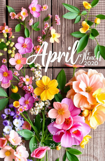 April Calendar Wallpaper