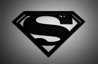 Black Superman Logo Wallpaper