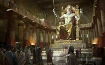 Wonder Of The Ancient World Grand And Powerful Statue Zeus