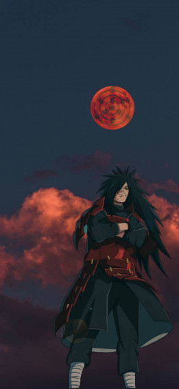 Madara Uchiha Aesthetic Anime iPhone Wallpaper