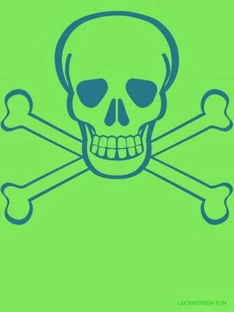 Lockscreenfun Skull And Crossbones iPad Mini Wallpaper