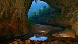 Cave Buddhist Wallpaper Cavern