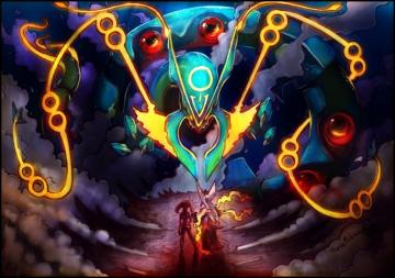 Mega Rayquaza Shiney For Your Desktop