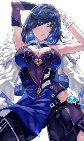 Yelan Genshin Impact Zerochan Anime Image Board