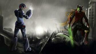Mega Man And Zero Wallpaper