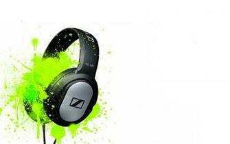 Dj Music Headphones Graphics White