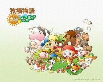 Wallpaper Harvest Moon Sunshine Islands Rune