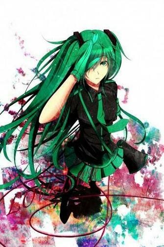 Hatsune Miku iPhone 4s Wallpaper Photo