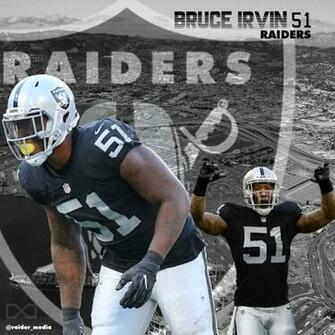 Bruce Irvin Wallpaper Gameday Oaklandraiders Silverandblack