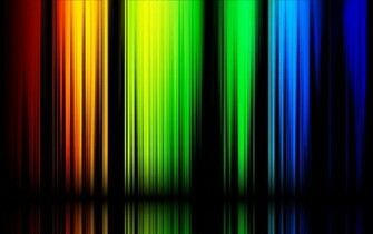 Wallpaper Lightening Rainbow Colors