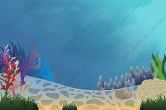 Underwater Background Asset Island