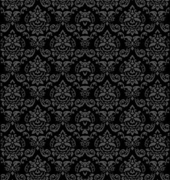 Gray Floral Wallpaper Black And Grey The Art Mad