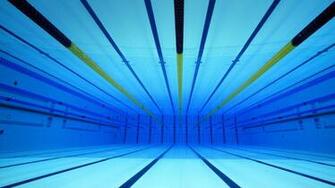 London Aquatics Centre An Underwater Of The Olympic Swimming