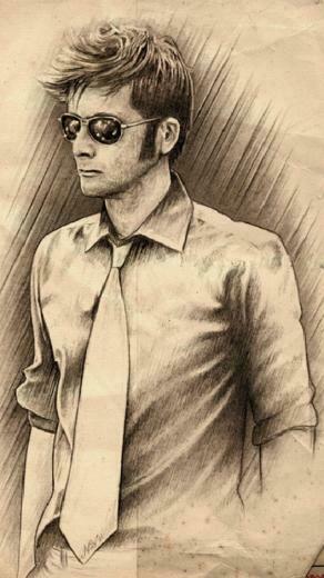 10th Doctor Who iPhone Wallpaper