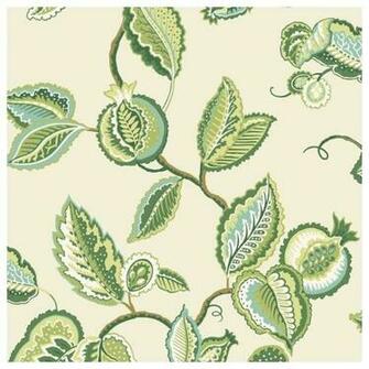 York Sure Strip Kiwi Waverly Fantasy Fleur Wallpaper Asian