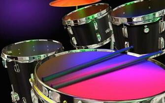 Drum Set Widescreen Computer Background Px