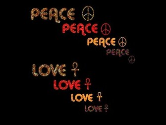 Peace And Love Wallpaper HD Early