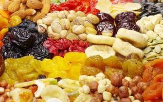 Dried Fruit Candied Nuts Wallpaper Background Ultra HD 4k
