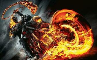 Skulls On Fire Wallpaper
