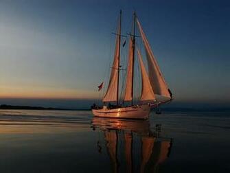 Lone Sailboat Wallpaper Hq Desktop