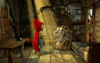 Hoodwinked Red Girl Wallpaper Stock Photos