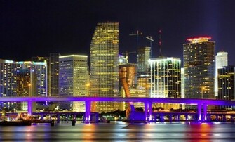 Miami Skyline Wallpaper