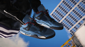 Air Jordan Navy Blue Travis Scott Wallpaper