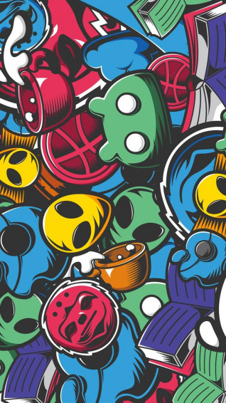 Cool Graffiti Wallpaper For iPhone